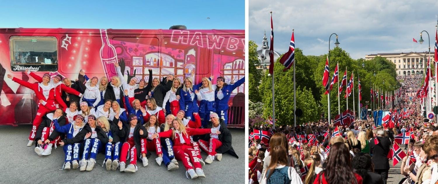 Russefejring, 17 maj Norge